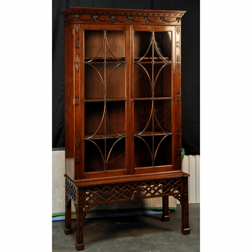 Carved Chippendale Cabinet